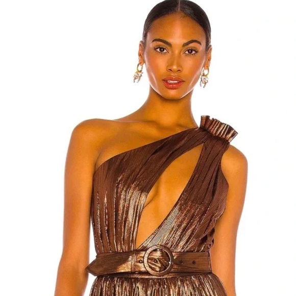 Retrofete Bronze Cassie Bodysuit size MEDIUM NWT - Picture 3 of 11